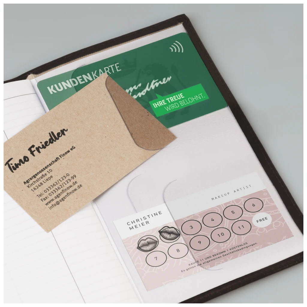Taschenkalender Mod. TM 17/contacter 2027 | A6 quer, Kunststoff, schwarz