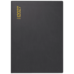Taschenkalender Mod. perfect/Technik I 2027 | A6, Kunststoff, schwarz