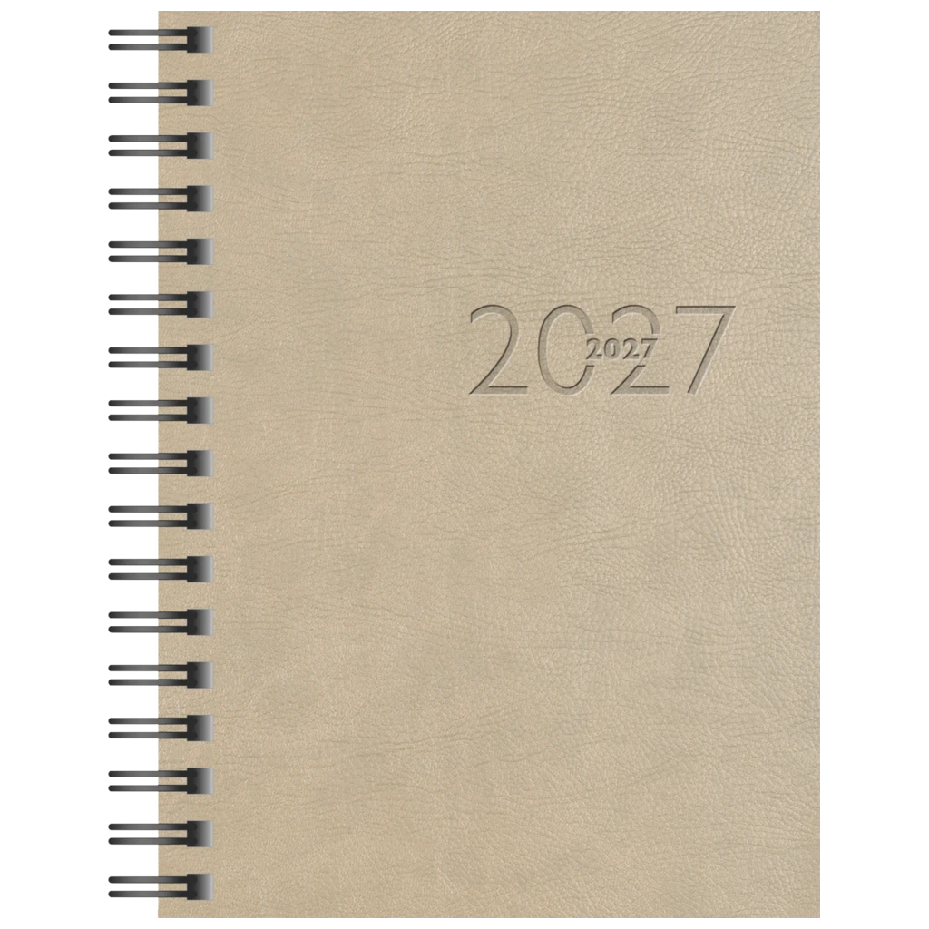 Taschenkalender Mod. perfect/Technik I 2027 | A6, Kunstleder, grau