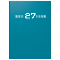 Taschenkalender Mod. perfect/Technik I 2027 | A6, Kunststoff, petrol