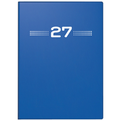 Taschenkalender Mod. perfect/Technik I 2027 | A6, Kunststoff, blau