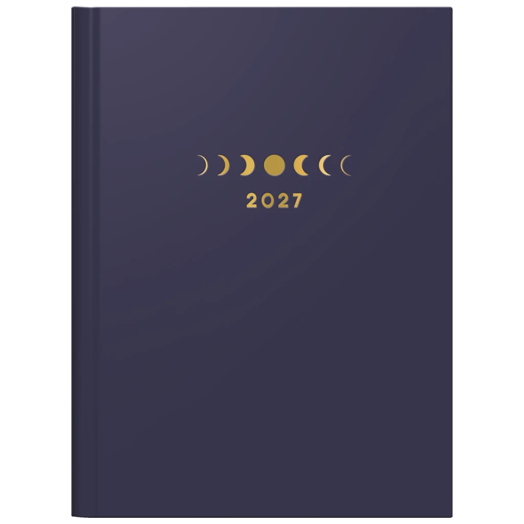 Taschenkalender Premium Young Line Mini 2027 „Moon“ | A6, Papier