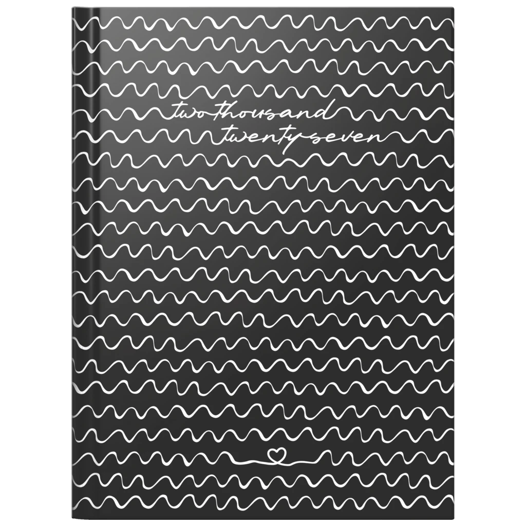 Taschenkalender Premium Young Line Mini 2027 „Waves“ | A6, Papier
