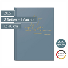 Taschenkalender Premium Young Line Mini 2027 „Yoga“ | A6, Papier