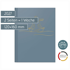 Taschenkalender Premium Young Line Mini 2027 „Yoga“ | A6, Papier
