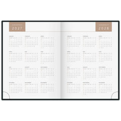 Taschenkalender Premium Young Line Mini 2027 „Yoga“ | A6, Papier