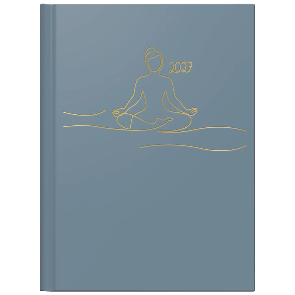 Taschenkalender Premium Young Line Mini 2027 „Yoga“ | A6, Papier