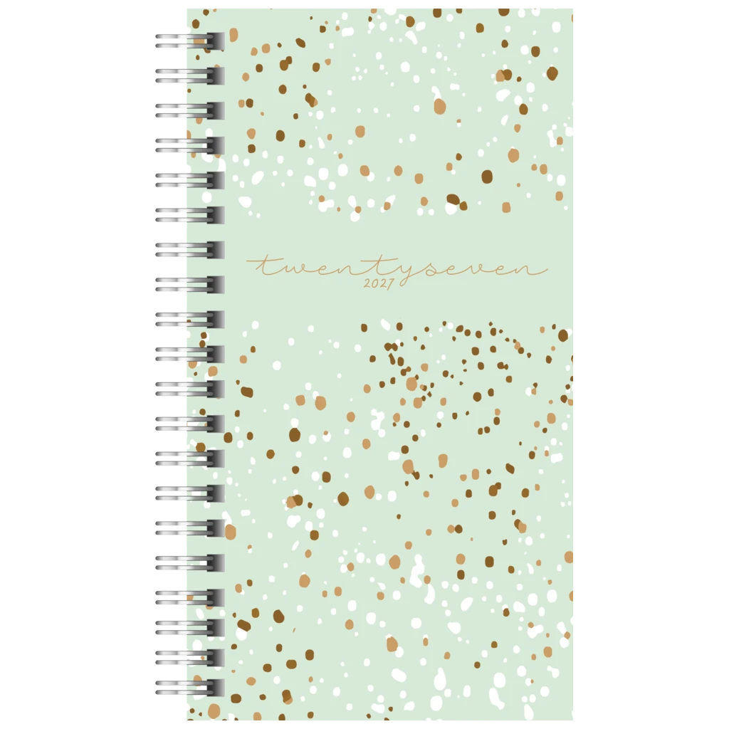 Taschenkalender Mod. Timing 2 2027 „Confetti“ | A6, Kunststoff