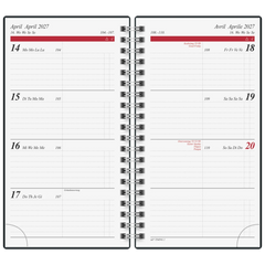 Taschenkalender Mod. Timing 2 2027 | A6, Karton, gold