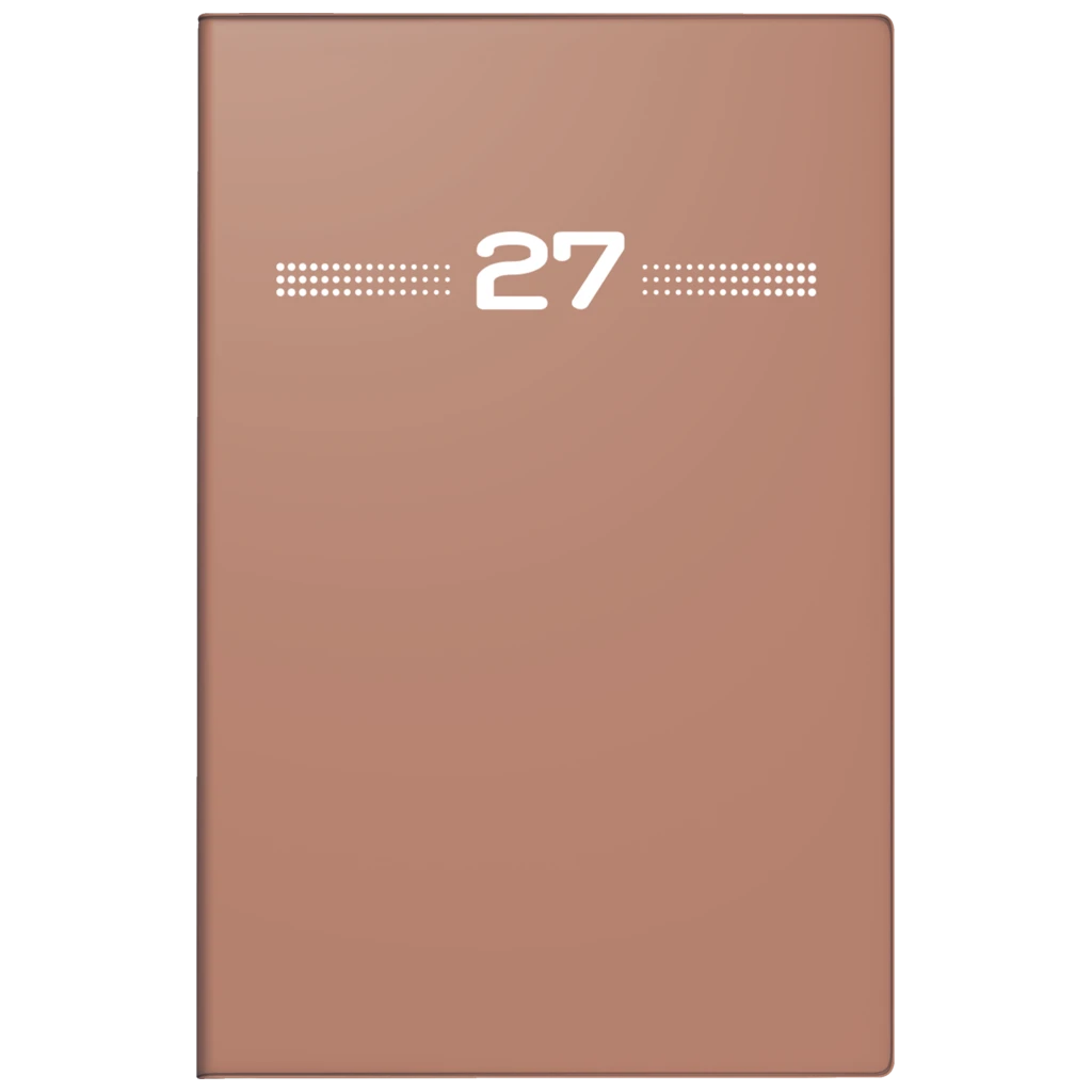 Taschenkalender Mod. partner/Industrie I 2027 | A7, Kunststoff, caramel