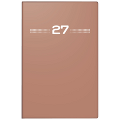 Taschenkalender Mod. partner/Industrie I 2027 | A7, Kunststoff, caramel