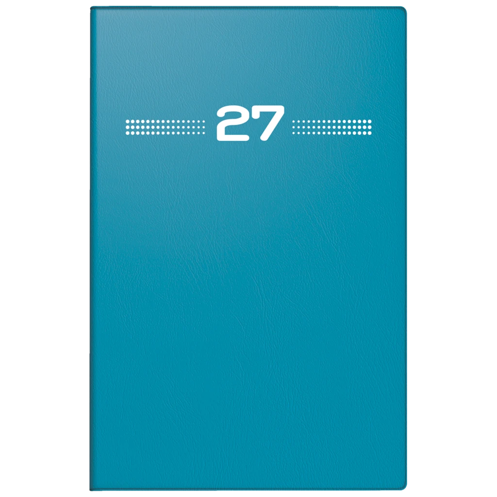 Taschenkalender Mod. partner/Industrie I 2027 | A7, Kunststoff, petrol