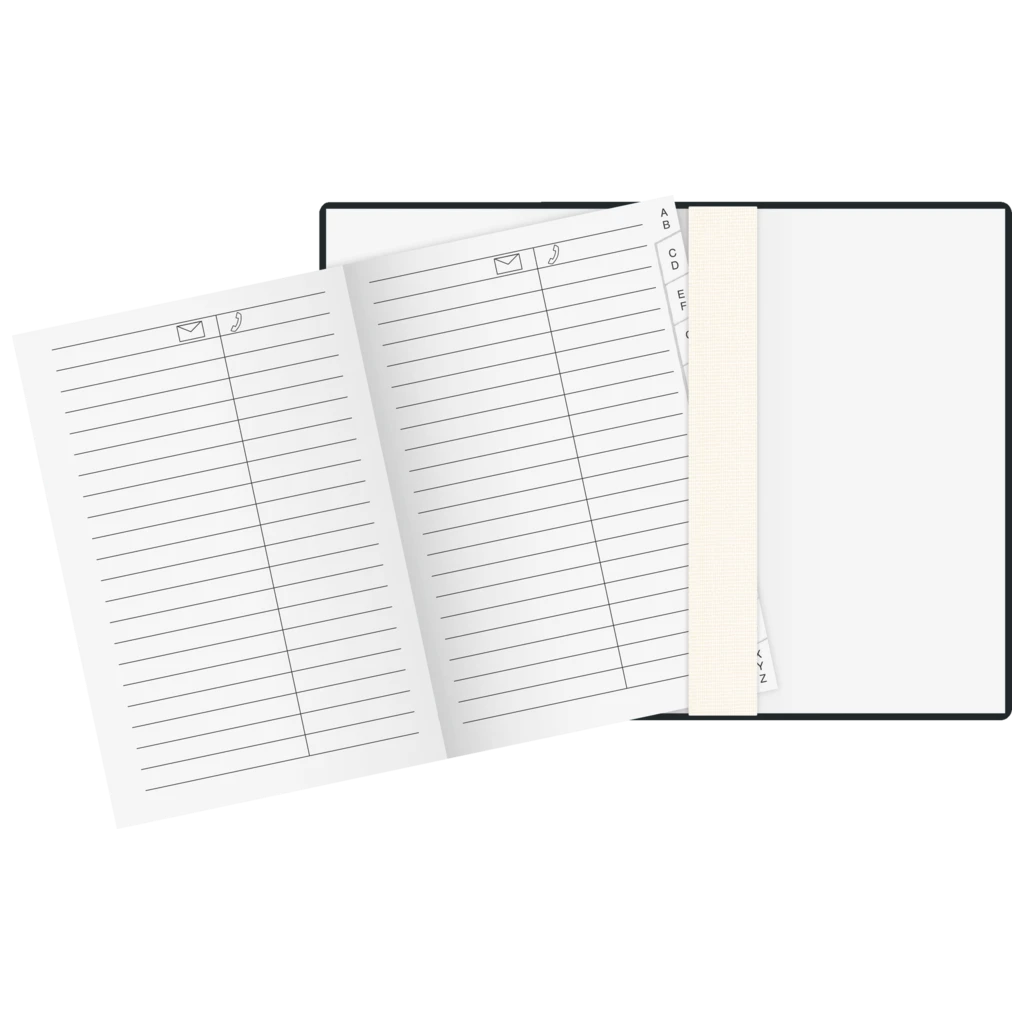 Taschenkalender Mod. partner/Industrie I 2027 | A7, Leder, schwarz