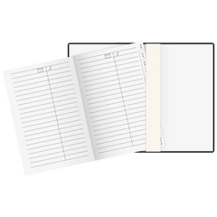 Taschenkalender Mod. partner/Industrie I 2027 | A7, Leder, schwarz