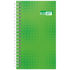 Taschenkalender Colour Line Mod. Taschenplaner int. 2027 | A6, Papier, grün