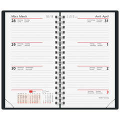 Taschenkalender Colour Line Mod. Taschenplaner int. 2027 | A6, Papier, blau