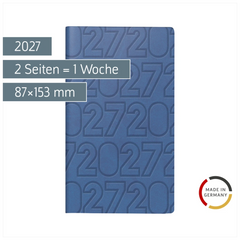 Taschenkalender Design Line Mod. Taschenplaner int. 2027 „Endless“ | A6, Kunstleder