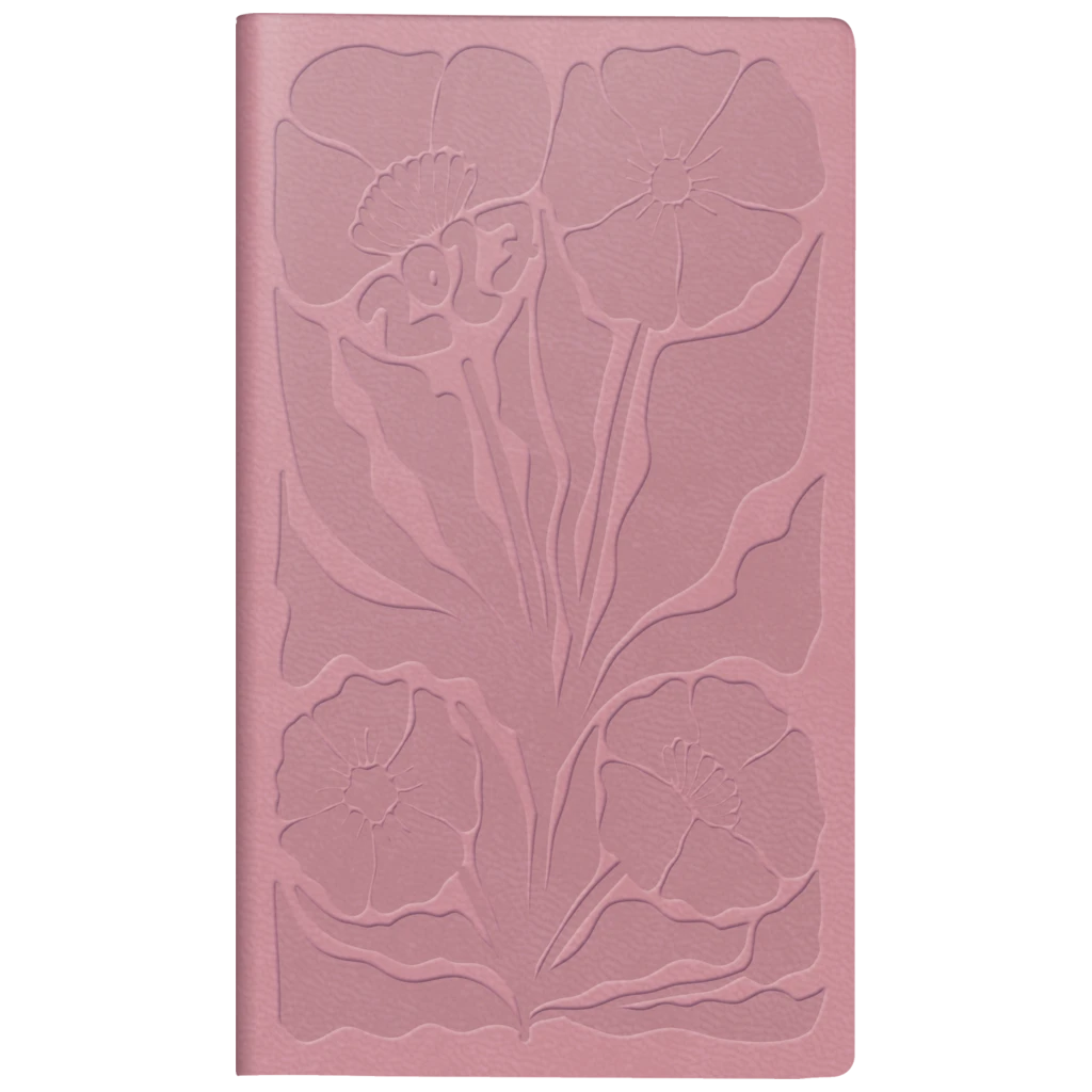 Taschenkalender Design Line Mod. Taschenplaner int. 2027 „Rosie“ | A6, Kunstleder