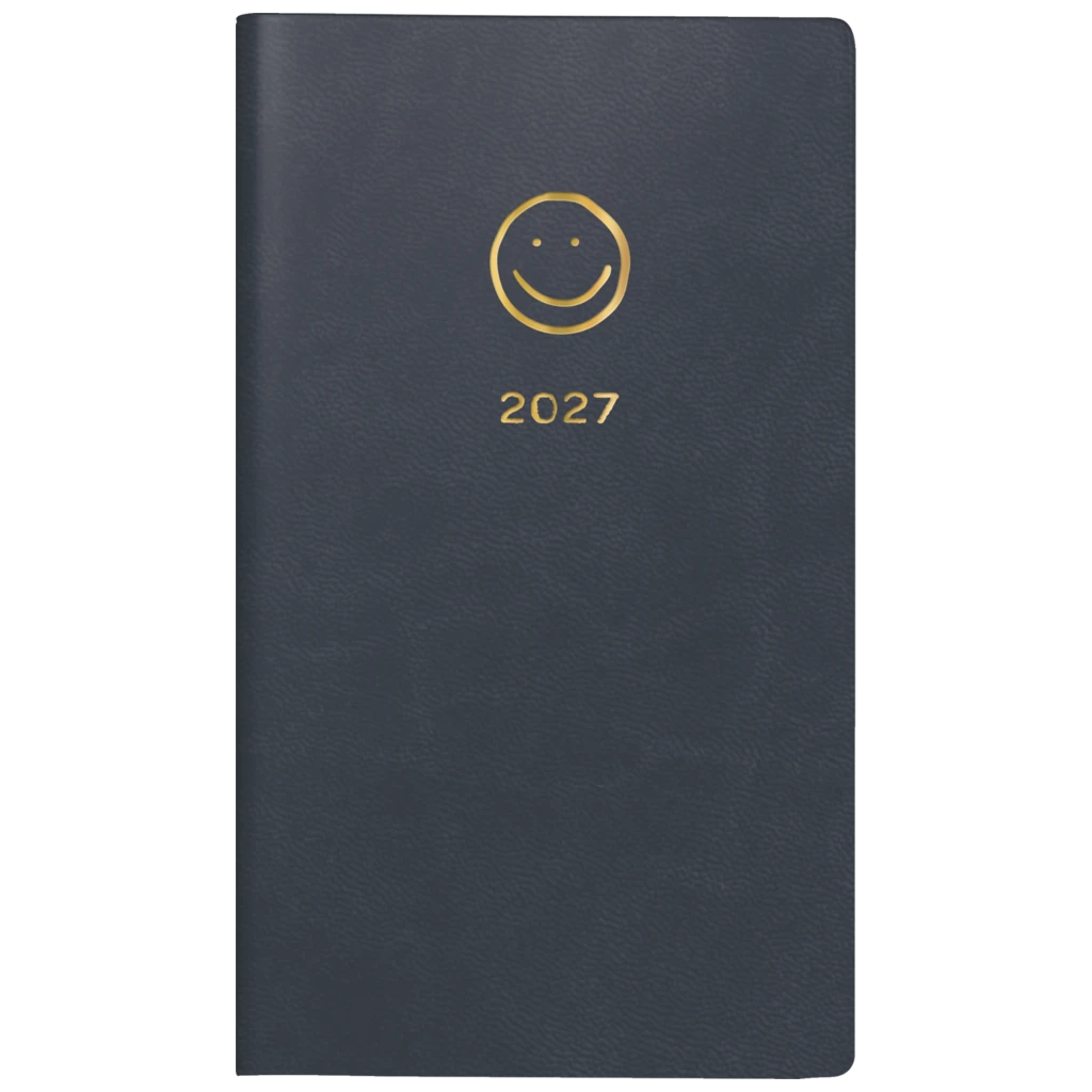 Taschenkalender Design Line Mod. Taschenplaner int. 2027 „Smile“ | A6, Kunstleder