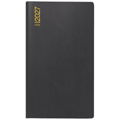 Taschenkalender Mod. Taschenplaner int. 2027 | A6, Kunststoff, schwarz
