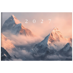 Taschenkalender Design Line Mod. Septimus 2027 „Mountain“ | A6 quer, Papier