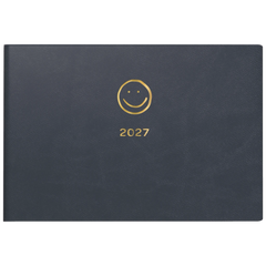 Taschenkalender Design Line Mod. Septimus 2027 „Smile“ | A6 quer, Kunstleder