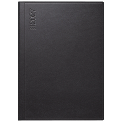 Taschenkalender Mod. perfect/Technik I 2027 | A6, Kunstleder, schwarz
