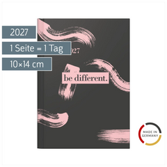 Taschenkalender Design Line Mod. Technik III 2027 „be different“ | A6, Papier