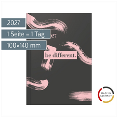 Taschenkalender Design Line Mod. Technik III 2027 „be different“ | A6, Papier