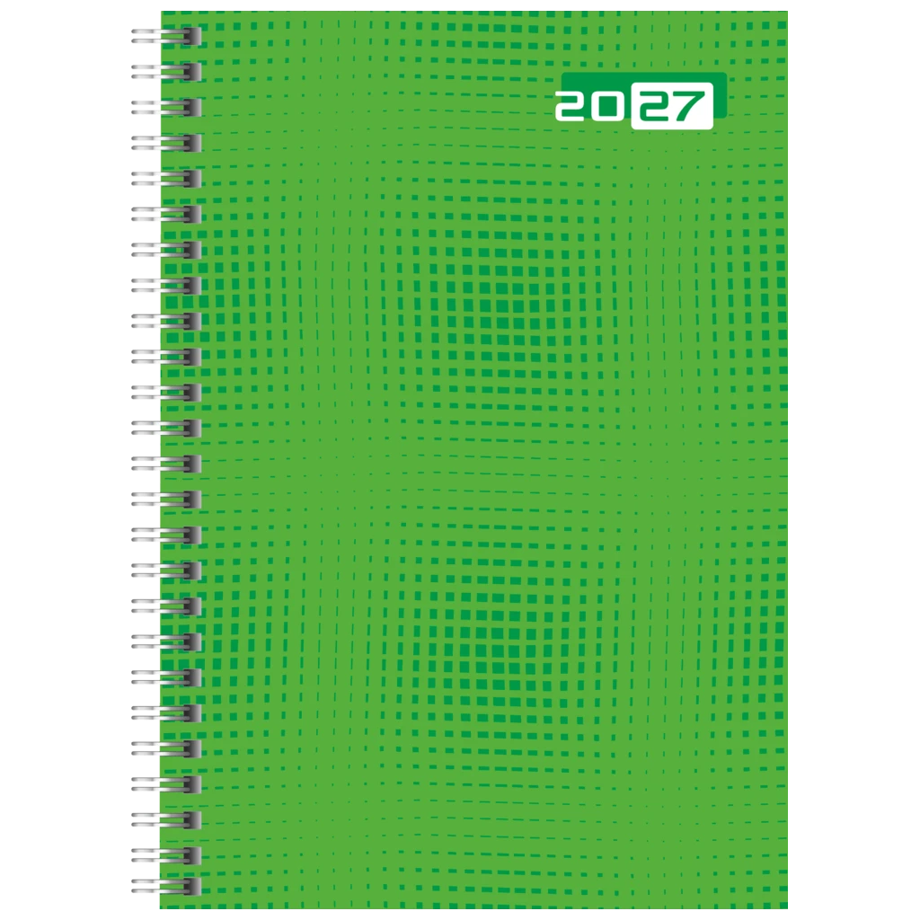 Buchkalender Colour Line Mod. futura 2 2027 | A5, Papier, grün