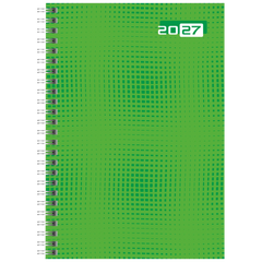 Buchkalender Colour Line Mod. futura 2 2027 | A5, Papier, grün