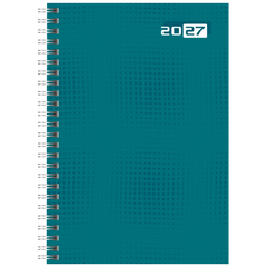 Buchkalender Colour Line Mod. futura 2 2027 | A5, Papier, petrol