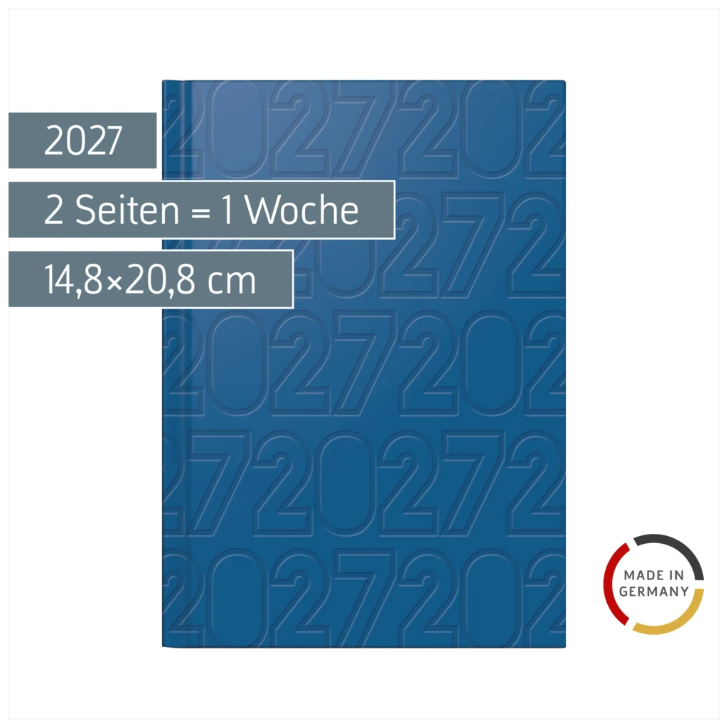Buchkalender Design Line Mod. futura 2 2027 „Endless“ | A5, Kunstleder