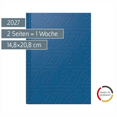 Buchkalender Design Line Mod. futura 2 2027 „Endless“ | A5, Kunstleder