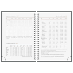 Buchkalender Premium Young Line 2027 „Marble“ | A5, Papier