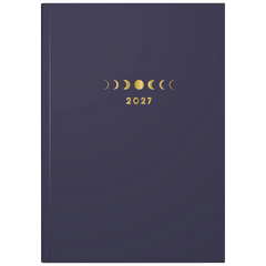Buchkalender Premium Young Line 2027 „Moon“ | A5, Papier