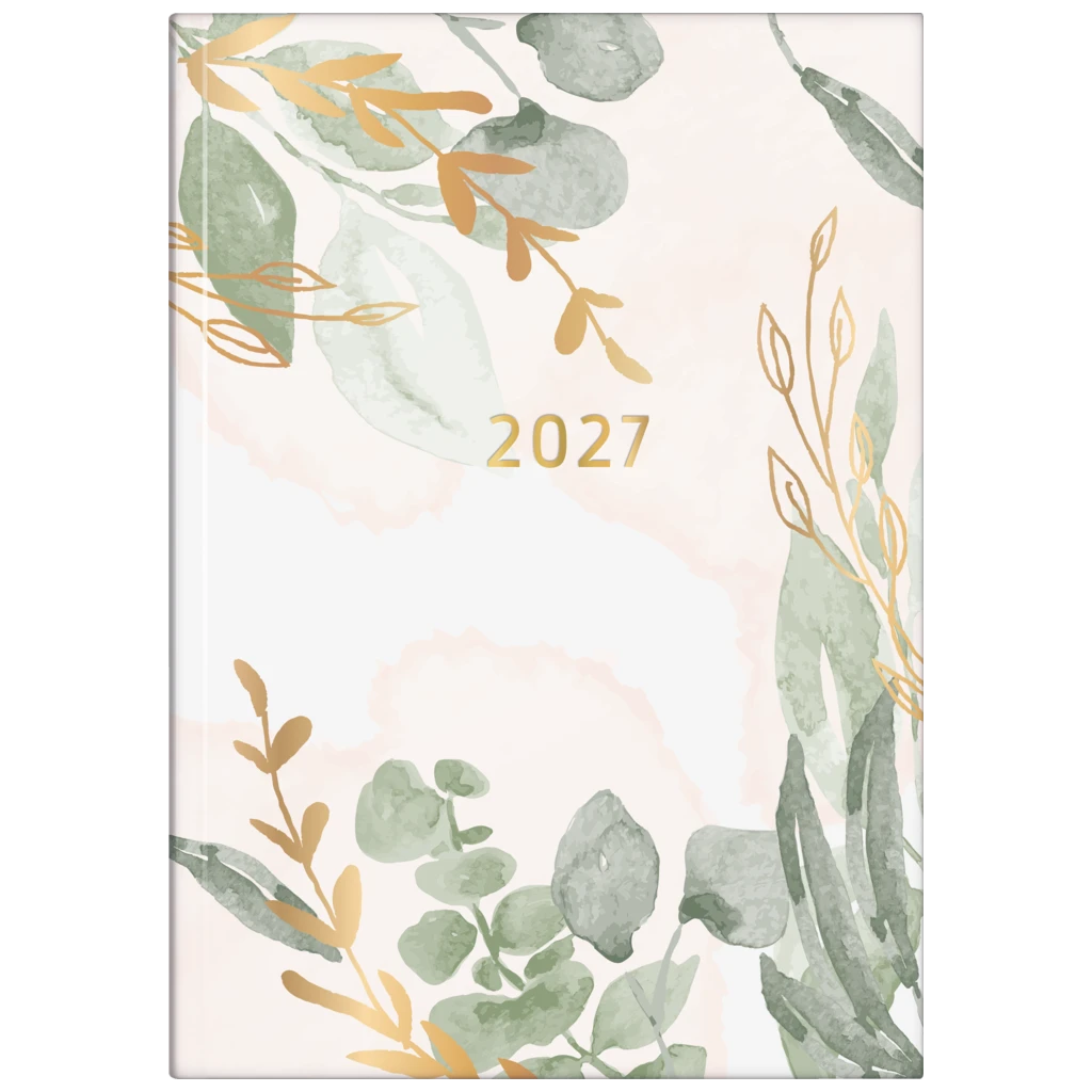 Buchkalender Premium Young Line 2027 „Bloom“ | A5, Papier