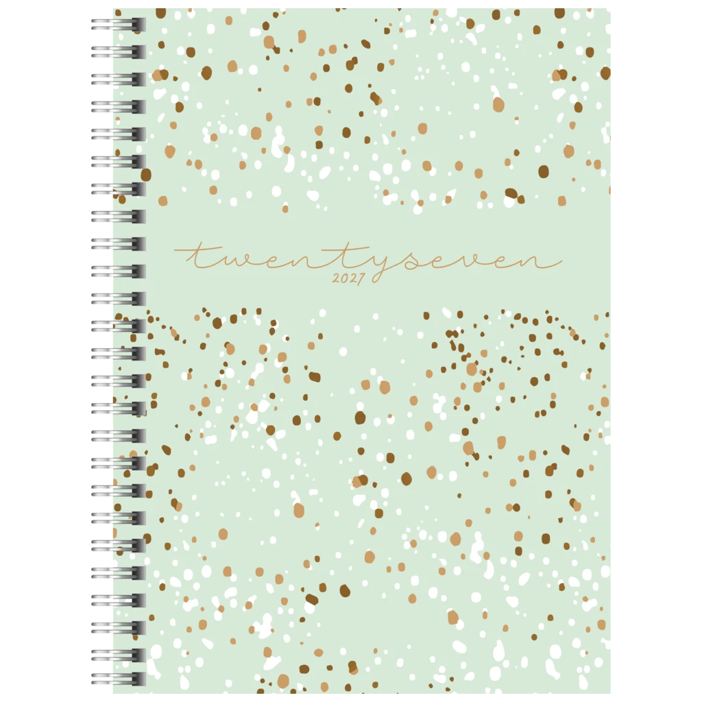 Buchkalender Mod. Timing 1 2027 „Confetti“ | A5, Kunststoff