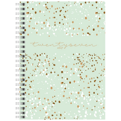 Buchkalender Mod. Timing 1 2027 „Confetti“ | A5, Kunststoff