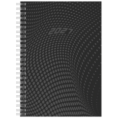 Buchkalender Mod. Timing 1 2027 | A5, Kunststoff, schwarz