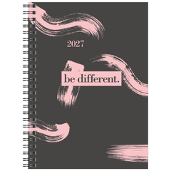 Buchkalender Design Line Mod. Timing 1 2027 „be different“ | A5, Papier