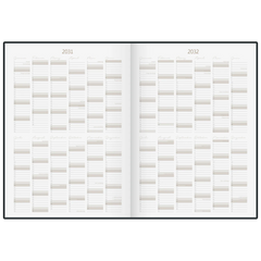 10-Jahres-Kalender Premium 2027-2036 „10 Years of Moments“ | A4, Kunstleder