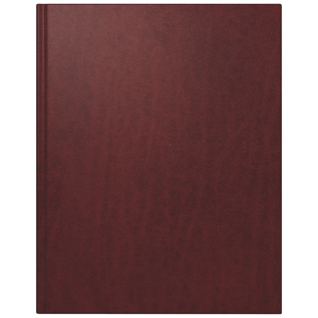 Buchkalender Premium Mod. Managerkalender TM 2027 | 20,5×26 cm, Leder, weinrot