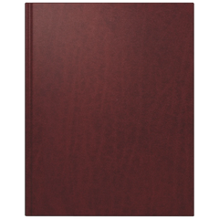 Buchkalender Premium Mod. Managerkalender TM 2027 | 20,5×26 cm, Leder, weinrot