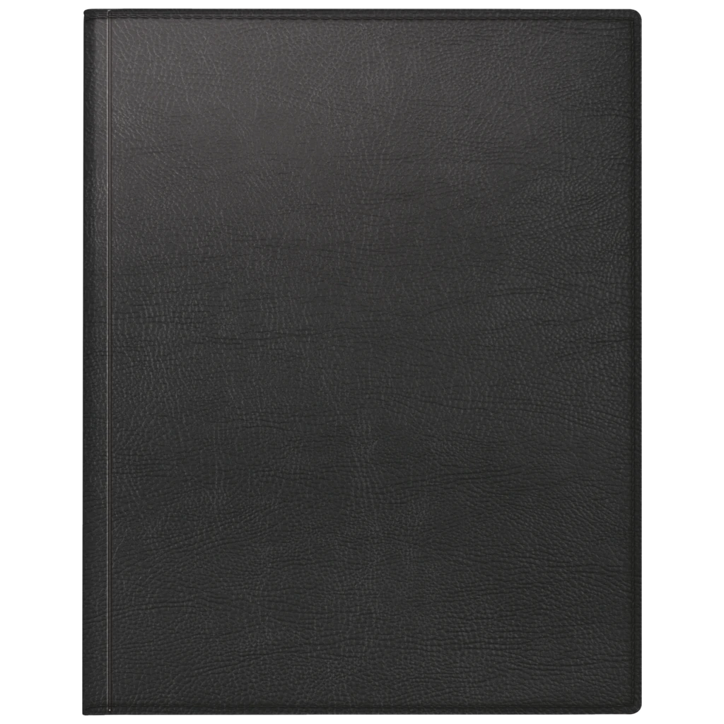 Buchkalender Premium Mod. Managerkalender TM 2027 | 20,5×26 cm, Kunstleder, schwarz
