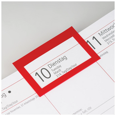 Buchkalender Premium Mod. Managerkalender TM 2027 | 20,5×26 cm, Leder, schwarz