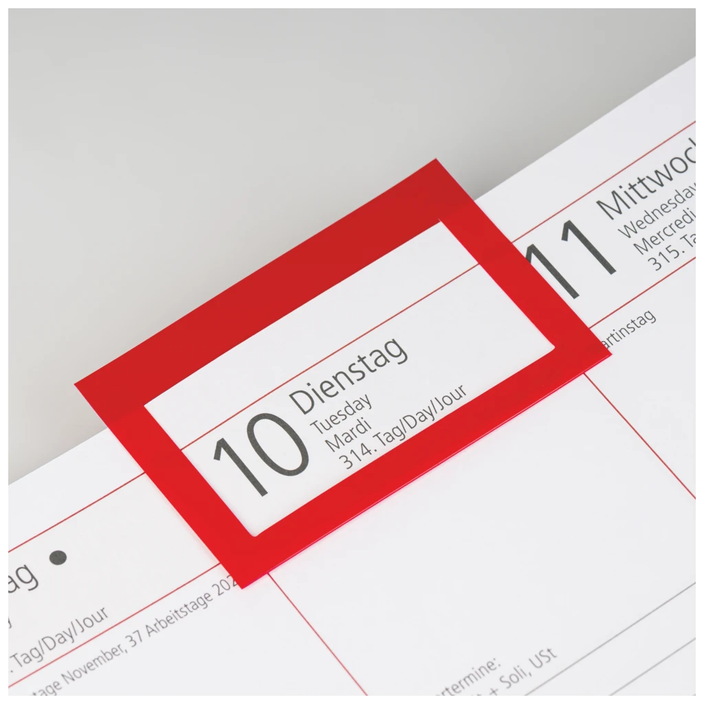 Buchkalender Premium Mod. Managerkalender TM 2027 | 20,5×26 cm, Kunstleder, schwarz
