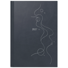 Buchkalender Mod. Mentor 2027 „Bubbles“ | A5, Kunstleder