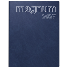 Buchkalender Mod. magnum 2027 | 18,3×24 cm, Kunststoff, dunkelblau