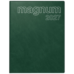 Buchkalender Mod. magnum 2027 | 18,3×24 cm, Kunststoff, dunkelgrün